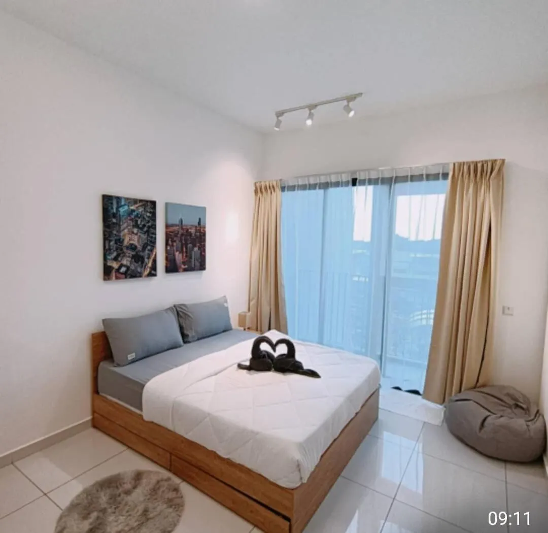 公寓 新山Sky Trees 2 Guests Aeon Nflix Balcony Pool B4公寓